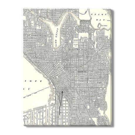 Map of Seattle // 1911 (12"W x 16"H)