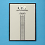 CDG Tower // White Line