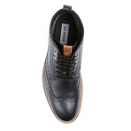 Brent Wingtip Oxford Boot // Black (US: 9)