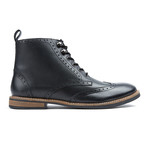 Brent Wingtip Oxford Boot // Black (US: 9)