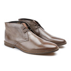 Gabe Plain Toe Oxford Boot // Dark Brown (US: 9)
