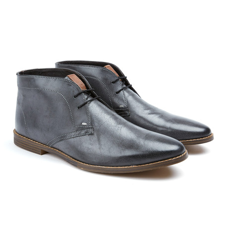 Gabe Plain Toe Oxford Boot // Black (US: 7)