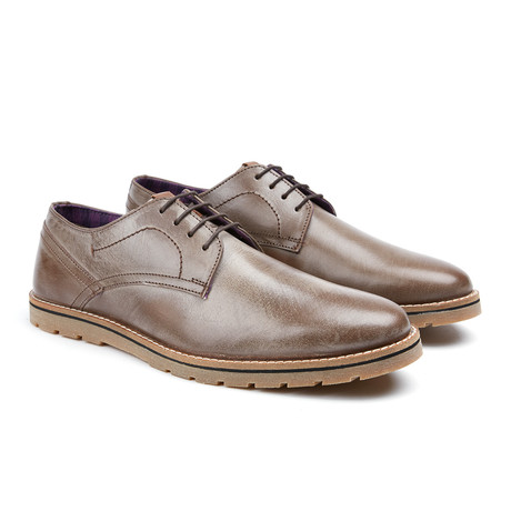 Mickey Plain Toe Oxford // Dark Brown (US: 7)