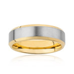 Gold Plated Titanium Ring // 6.5mm (Size 7)