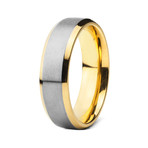 Gold Plated Titanium Ring // 6.5mm (Size 7)