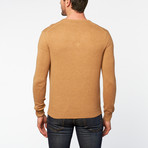 Vee Neck Sweater // Camel (M)