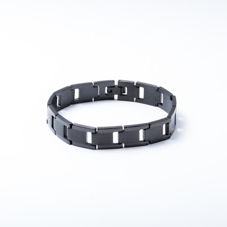 Bike Link Bracelet // Black Ion