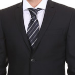 Slim Fit Suit // Steel Blue (Euro: 52)