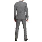 Slim Fit Suit // Light Grey Stripe (Euro: 54)