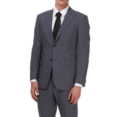 Classic Suit // Black + Light Blue Check (Euro: 44)