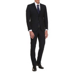 Slim Classic Suit // Black Grid (Euro: 48)