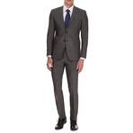 Slim Classic Suit // Grey + Black (Euro: 48)
