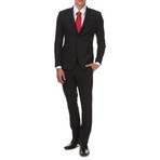 Slim Fit 2-Button Suit // Midnight Grey (Euro: 52)