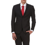 Slim Fit 2-Button Suit // Midnight Grey (Euro: 48)