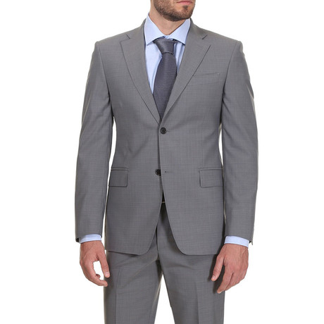 Classic 2-Button Suit // Light Grey (Euro: 44)