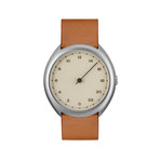 Slow O 07 Quartz // Silver Case + Creme Dial