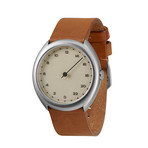 Slow O 07 Quartz // Silver Case + Creme Dial