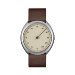 Slow O 06 Quartz // Silver Case + Creme Dial