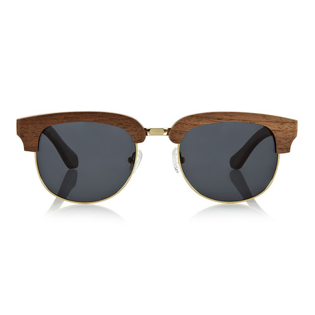 Beaumont Sunglasses // Grey + Walnut