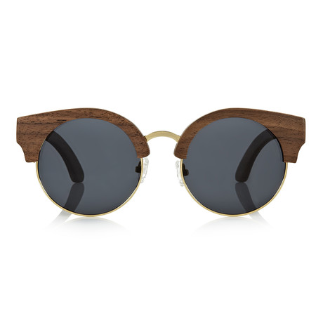 Thurloe Sunglasses // Grey + Walnut