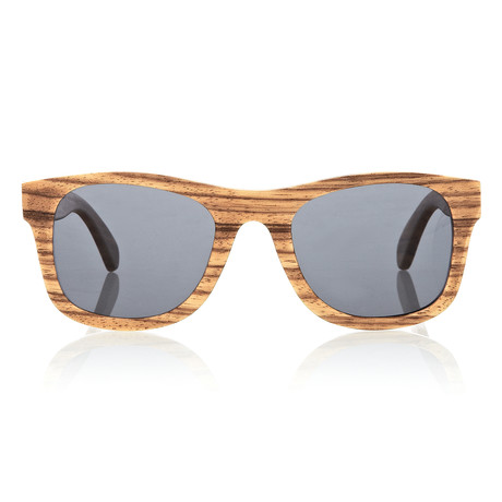 Ledbury Sunglasses // Grey + Zebrano