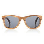 Ledbury Sunglasses // Grey + Zebrano