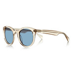 Pembroke Sunglasses // Champagne + Light Blue