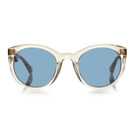 Pembroke Sunglasses // Champagne + Light Blue