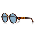 Draycott Sunglasses // Tortoise + Light Blue