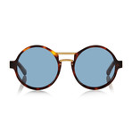 Draycott Sunglasses // Tortoise + Light Blue