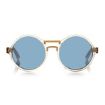 Draycott Sunglasses // Champagne + Light Blue