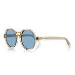 Draycott Sunglasses // Champagne + Light Blue