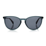 Hudson Sunglasses // Opaline Blue + Grey