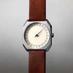 Slow Jo 17 Quartz // Silver Case + Creme Dial