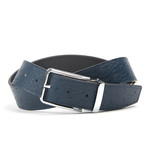 Textured Traditional Belt // Blue (38)