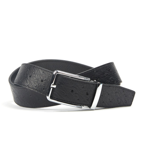 Textured Traditional Belt // Midnight (36)