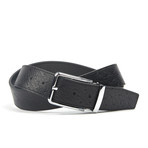 Textured Traditional Belt // Midnight (38)