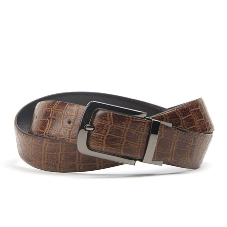 Snake Traditional Belt // Golden Brown (36)