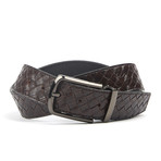 Woven Traditional Belt // Dark Brown (40 inch Waist)