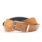 Textured Traditional Belt // Tan (38)