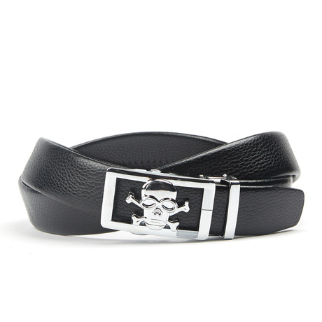 Skull Track Belt // Black (38)