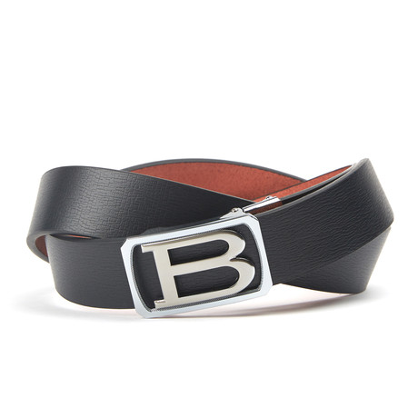 Lettered Track Belt // Black (38)