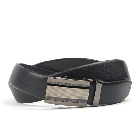 Indented Track Belt // Black