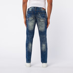 Premium Washed Slim Fit Denim // Thunder Wash (38WX32L)