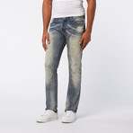 Premium Washed Slim Fit Denim // Acid Wash (33WX32L)