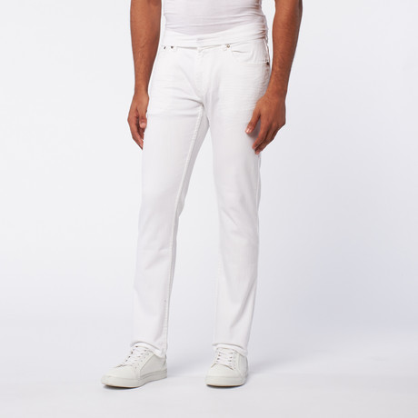 Slim Fit Denim // White (30WX32L)