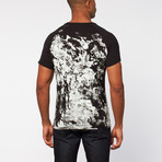 Paint Printed Raglan // White (XL)