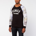 Venice Cali Raglan // Black (S)