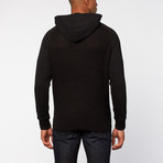Hooded Fleece Sweater // Black (S)