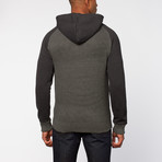 Hooded Fleece Sweater // Grey (L)